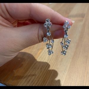 Stud dangling earrings